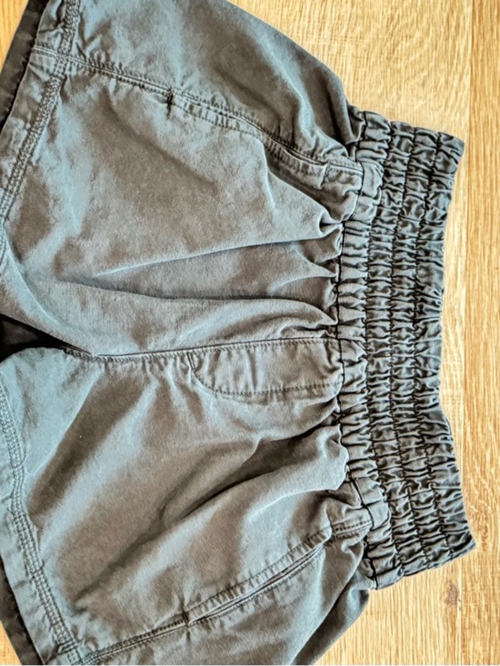 aerie Pants - Aerie Paperbag Waist Shorts Gray Elastic Waist Lounge Casual Size XS